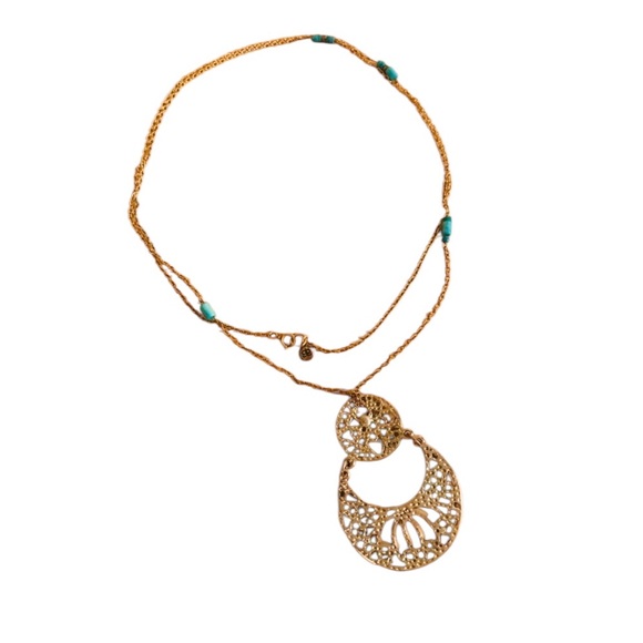 Thin long American Eagle necklace and pendent - Picture 8 of 8